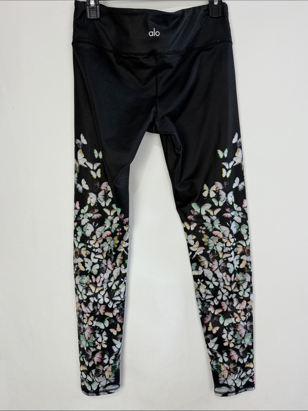 ALO BLACK BUTTERFLY LEGGINGS - Picture 5 of 7